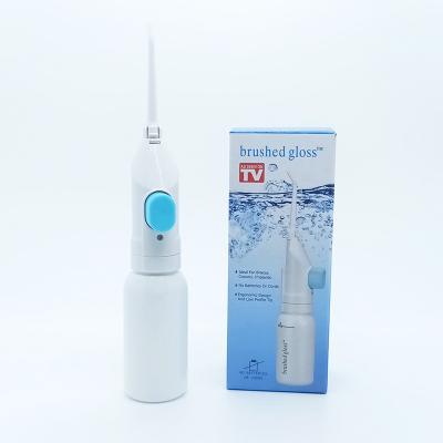 China Jet Floss Pick Teeth Cleaning Portable Oral Dental Flusher Water Care Pneumatic Cleaning Tool for sale