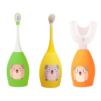 China High quality and low price natural children's teeth cleaning soft electric toothbrush of soft children's electric toothbrush for sale