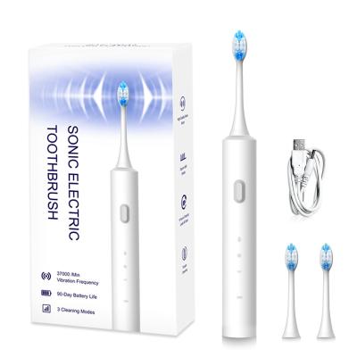 China Dupont stiffen+ABS factory wholesale travel adult rechargeable whitening sonic electric toothbrush with a timer for sale