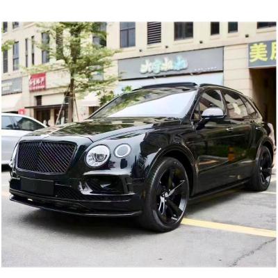 China Real Carbon Fiber For Bentley Bentayga Upgrade W12 Real Carbon Diffuser Rear Spoiler Body Fiber Kit Lip For Bentley Front Bumper for sale