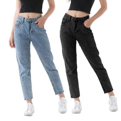 China High Waist Breathable Lattice Casual Pants Ladies Skinny Jeans Female For Stylish Women for sale