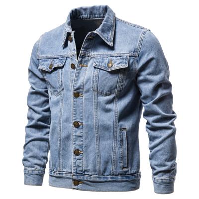 China New Breathable Motorcycle Jacket Loose Spring Multiple Pockets Jacket Custom Made Leisure Slim Fit Denim Jacket Men for sale