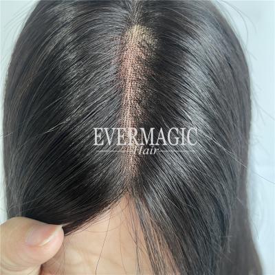 China Silky Straight Wave Color Black Hair Natural Wigs Lace Front Wigs With Bleached Knots Accent Ombre Hair Full Lace Wigs for sale