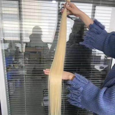 China Wholesale #613 Virgin Remy Human Hair Weft Blonde Straight Hair Bundles In Different Colors In Stock for sale