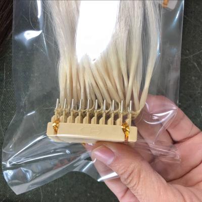 China Silky Straight New Products 2021 High Quality 6D Wave Double Drawn Cuticle Aligned Remy Hair Pre Bonded Hair Extensions for sale