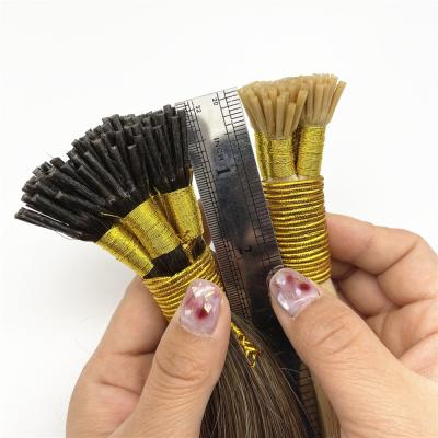 China Silky Straight Wave Tip Keratin Hair Extension Wholesale Double Tip New Mini Pre Bonded Blonde Itip Hair Extensions for sale