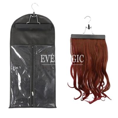 China BEAUTY PACKAGING for hair bags wig extension hanger packaging with hangers custom hair extension bags for sale