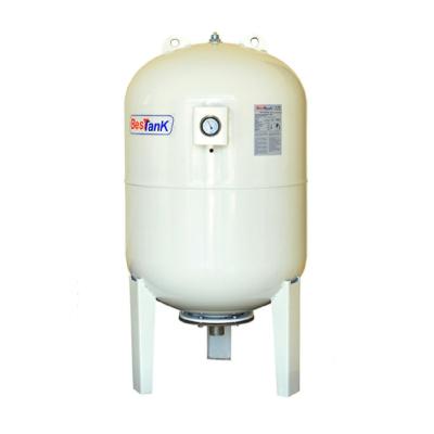 China Hotels 200L Vertical Type Carbon Steel Color White Pressure Tank for sale