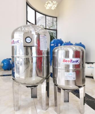 China Building Material Shops BESTANK 50L Stainless Steel Water Pressure Tank for sale