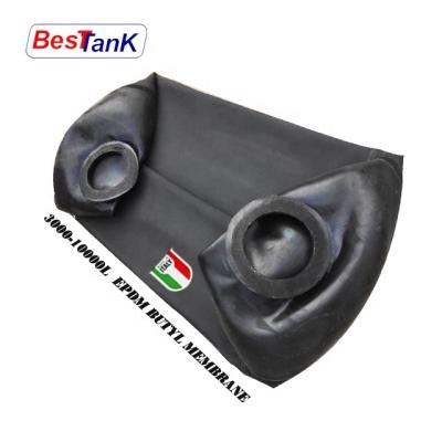 China BESTANK stores 3000L-40000L EPDM and BUTYL EPDM drinking water pressure tank construction material membrane for sale