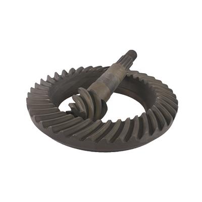 China 20CrMnTiH3 14T 18T Forged Rear Axle Differential Ring And Pinion Gears For Mitsubishi Canter 6*37 6*40 Ratio for sale