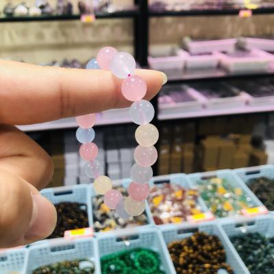 China China Wholesale High Clarity Natural Clear Quartz Crystal Morgan Bracelet For Crystals Healing Stones for sale