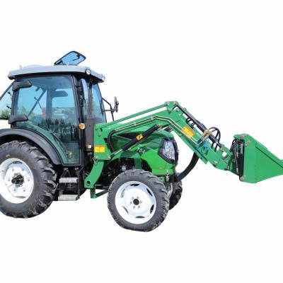 China Farm Tractor 70hp Tractor With Front End Loader for sale