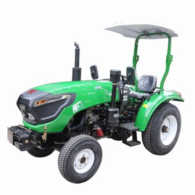 China Farms small 45hp 4x4 Chinese cheap price mini farm lawn tractor with turf tires used on golf course for sale