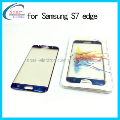 China Mobile Phone Full Coverage Protector For Samsung Galaxy s7 Edge Curved Tempered Glass Edge Tempered Glass for sale