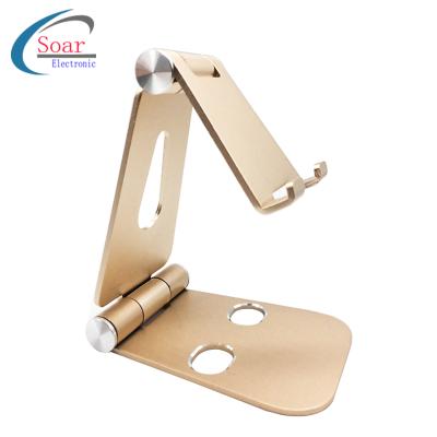 China Tender and Durable Portable Aluminum Metal Cell Phone Stand Alibaba Express Foldable Adjustable Kickstand China Mobile Accessories for iPhone X for sale