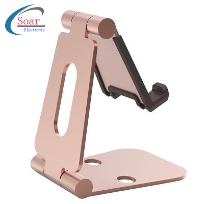 China Wholesale Universal Mobile Accessories Stable and Fashionable Aluminum Sturdy Mobile Phone Stand Accessories Non-slip Adjustable Stand for Phone and Tablet for sale