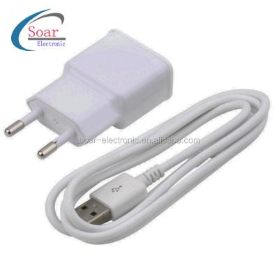 China 2018 Hot Selling Protector Wall Charger + USB Data Cable For Samsung Galaxy Mobile Phone for sale