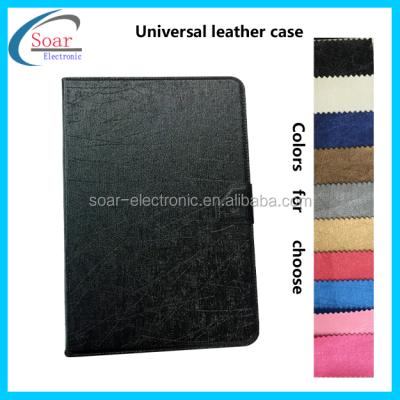 China Hot Universa Leather Silicon Products Stylish Design Durable Leather Tablet Case For 7.0