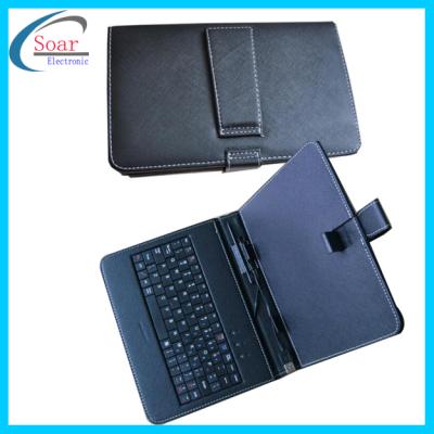 China Universal Leather Tablet Flip Cover 6 Inch Keyboard Case For Tablet 7