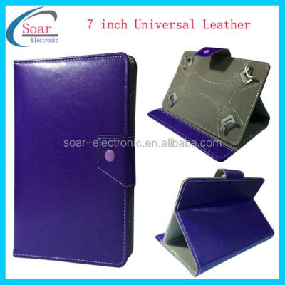 China Universal Leather Stand Folding Case Cover Folio Pouch For All 7 Inch Tablets for sale