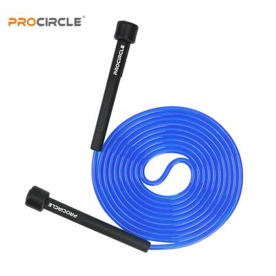 China Plastic adjustable jump rope for fitness and exercise with plastic handles for sale