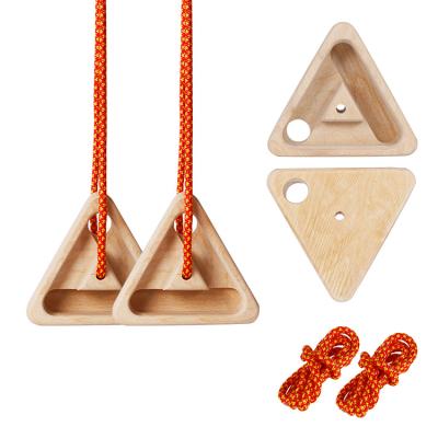 China Climbing Finger Strength Forming Triangles Rock Climbing Fingerboards Solid Wooden Light Grips for Outdoor and Home Training for sale