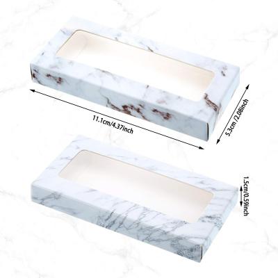 China Customized Recyclable Collapsible Nail Packing Boxes Folding Packing Box Paper Press On Nail Packing Box Custom Luxury Stray Kids for sale