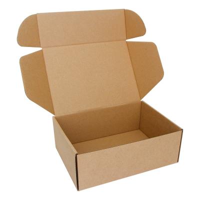 China Free Sample Recyclable Mailer Boxes Clothing Paper Box Clothing Kraft Corrugated Mailer Mailer Wholesale for sale