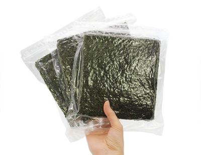 China Cooked Roasted Seaweed Roasted Seaweed Large A Natural Type Drak Origin Green 100sheets for sale