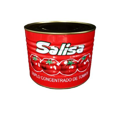 중국 Guaranteed Bulk Tomato Puree Tin TPT-2200 Salty Red Sweet Dry Paste Solid 판매용