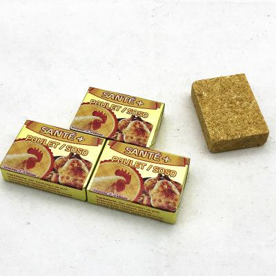 China Halal Seasoning Chicken Bouillon Cube Powder Rectangular Mixed Dry Flavor Enhancing for sale