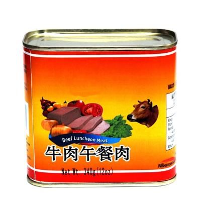 China Promotional Various Canned Food Malasiya Beef Supplier Luncheon Meat Pork zu verkaufen