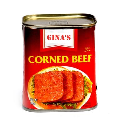 Chine Purefoods Luncheon Meat Can Corned Beef Meat High Protein Sterilized Rectangular à vendre