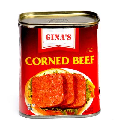 중국 Holiday Luncheon Meat Can Halal Corned Beef HACCP ISO QS Certification 판매용