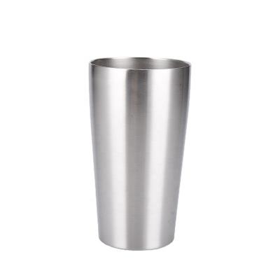 China PORTABLE Custom Double Wall Tumbler Cups Vacuum Insulated Stainless Steel 16Oz Tapered Tumbler Car Cup for sale