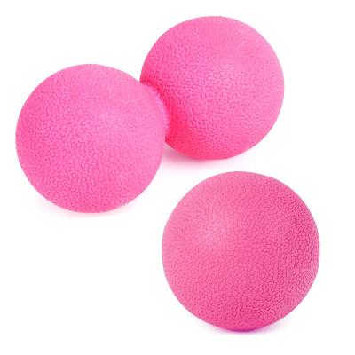 China Custom LOGO Environmental Protection Fitness Equipment App Peanut Ballpoint Pen Fascial Yoga Muscle Massage Ball for sale