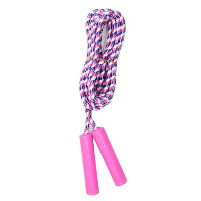 China Wholesale Custom LOGO 5M 7M PP Plastic Handle Outdoor Activity Group Long Jump Rope for sale