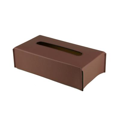 China Custom Modern Luxury Fabric Empty Leather Box Cover For Guest Rooms for sale