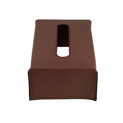 China Recyclable Classic Soft Leather Fabric High Class PU And Fashionable Box for sale