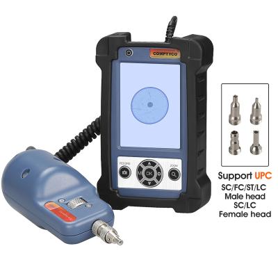 China FTTH COMPTYCO AUA-400 Fiber Optic Inspection Microscope Probe with 3.5 inch Display ScreenMonitor for sale