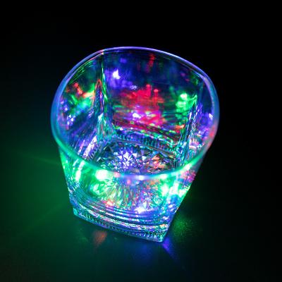 China event & Party Supplies Bar Favor Decoration 10 Oz Led Light Flashing Multicolor LED Glass Cup for sale