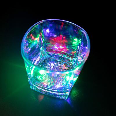 China event & Party Supplies LED Party Supplies Light Up Water Cup Glass Flashing Plastic Wine Glass for sale