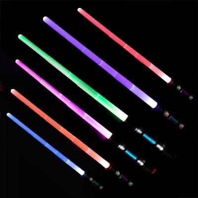 China event & Party Supplies Wholesale Telescopic Led Flash Light Glow Stick Plastic Luminous Toys Foam Stick for sale