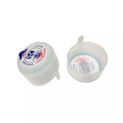 Κίνα 20 Litre Water Bottle Non Spill Caps Peel Off Type White PE With Rubber Liner προς πώληση