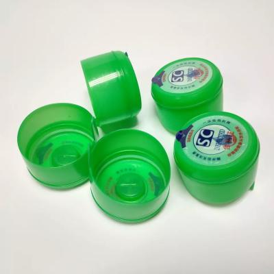 Κίνα Green Color PE Non Spill Caps Peel Off Type Rubber Liner For 5 Gallon Water Bottle προς πώληση