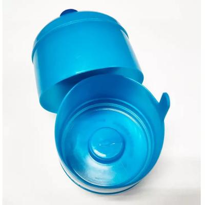 Κίνα Disposable PE Non Spill Water Jug Caps Blue Color Peel Off Type For 5 Gallon Water Bottle προς πώληση