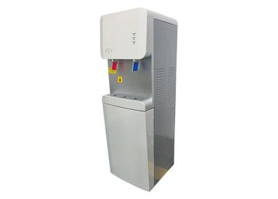 China School Freestanding Water Cooler Dispenser White Silver Color With Inline Filters for sale