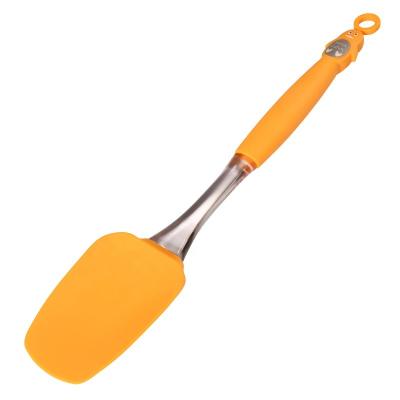 China High Quality Viable Silicone Kitchen Utensils With Hook Cooking Tool Silicone Scraper Spatula Modern Cooking Tool Kits for sale