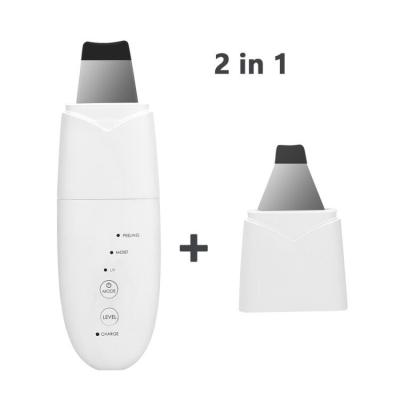 China MIKI Beauty Care DEEP CLEANING 2 in 1 Sonic Skin Scrubber Trending Products 2021 New Arrivals for sale